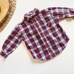 Vintage Disney Mickey Mouse Holiday Flannel | 4/5